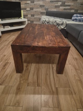 Mesa de centro de madera maciza