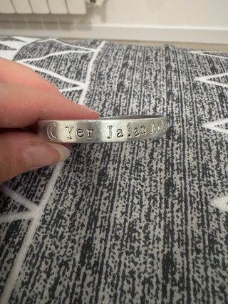 Bracciale regolabile in metallo con frase di GoT