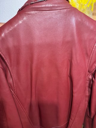 Chaqueta Biker Zara Man Roja