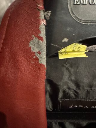 Chaqueta Biker Zara Man Roja