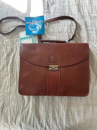 Maletín vintage piel Samsonite nuevo