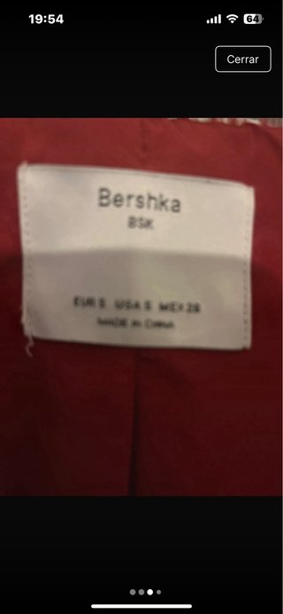 Chaqueta Bomber Bershka Roja