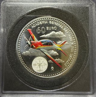 Moneda 60 Euro Academia General del Aire
