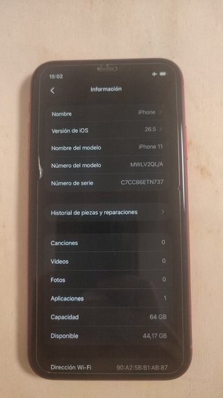 iPhone 11 Rojo