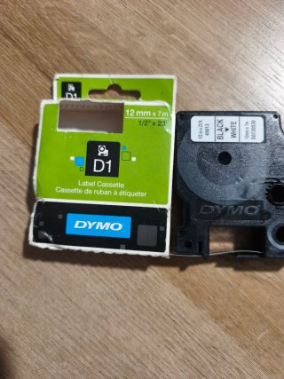 Cinta Dymo D1 12mm x 7m