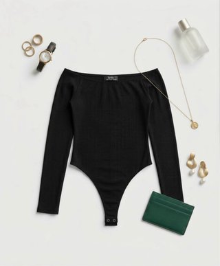 Body negro Bershka talla XS