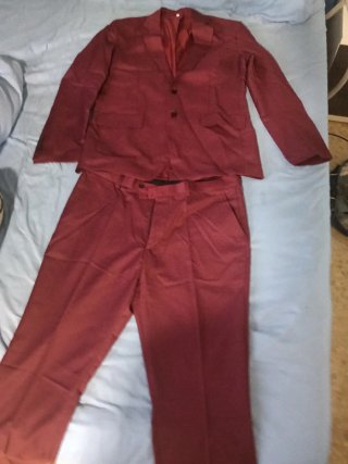 Traje de Chaqueta Hombre Burdeos