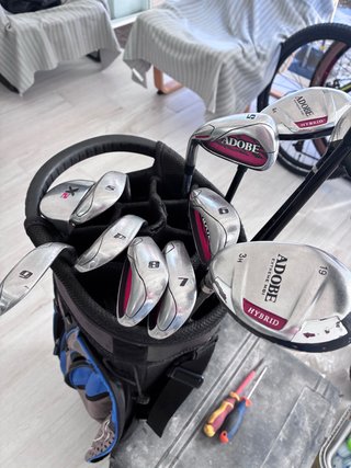 Set di mazze da golf I-Drive Adobe per uomini mancini