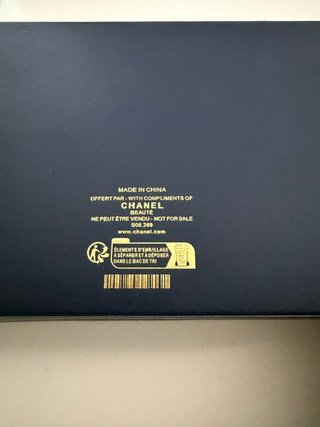 Borsa da toilette Chanel Blu