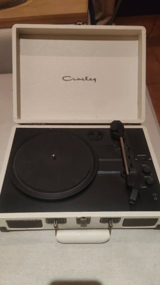 Giradischi portatile Crosley bianco