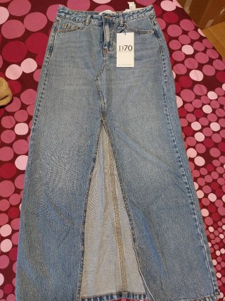 Falda vaquera larga D70 talla 34