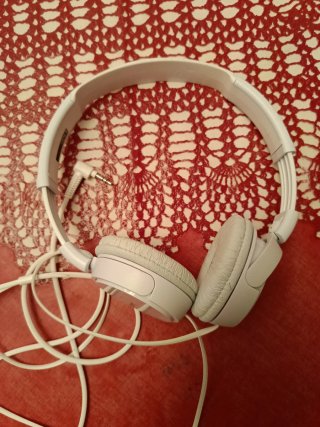 Cuffie Sony bianche con filo
