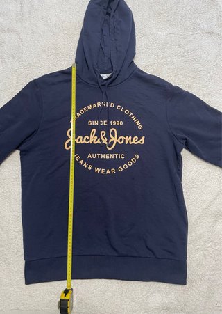 Sudadera azul marino Jack & Jones con capuch