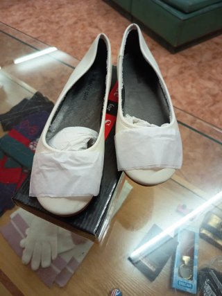 Bailarinas blancas talla 40