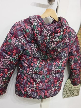 Abrigo Sfera flores niña 7-8 años