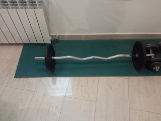 Barra Z para pesas