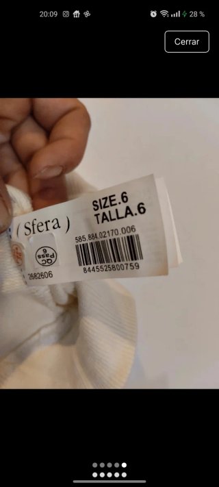 Sudadera niña lentejuelas T. 6/7
