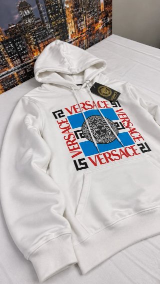 Sudadera Versace Blanca con Logo Medusa