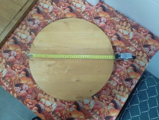 Tabla giratoria de madera para mesa