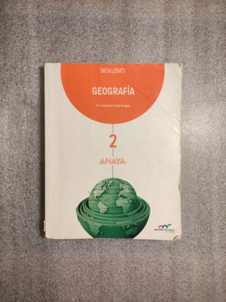 Geografía, 2 Bachillerato