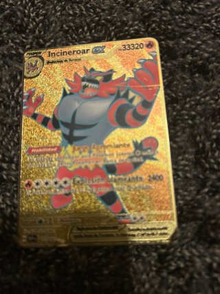 Carta Pokémon Incineroar EX Metalica