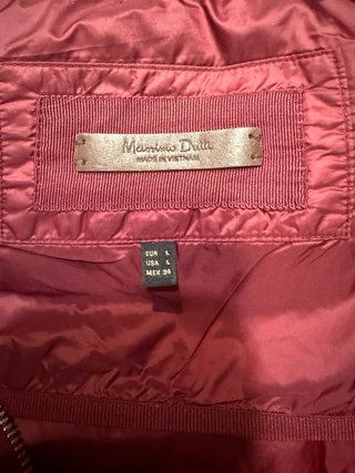 Plumas Massimo Dutti Mujer Rojo