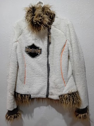 Chaquetón de pelo sintético