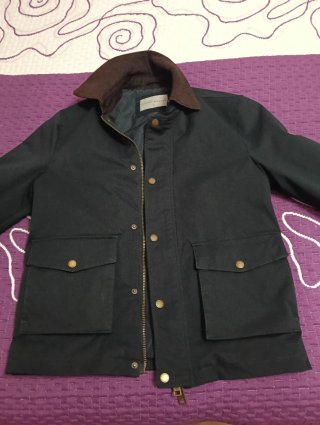 Chaqueta Barbour Azul Marino Chico