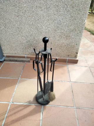 Set de accesorios para chimenea