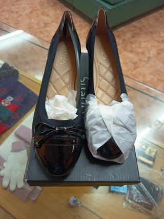 Zapatos de tacón negros mujer talla 39