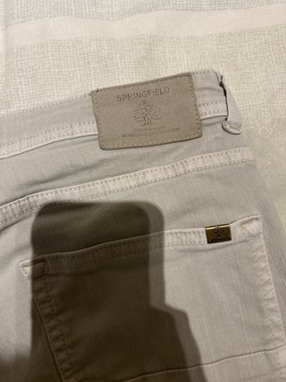 Pantalón corto Springfield beige talla 34