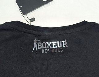 Camiseta Boxeur Des Rues Negra Strass – Talla S
