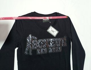 Camiseta Boxeur Des Rues Negra Strass – Talla S