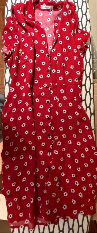 Vestido Rojo Estampado