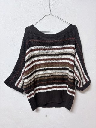 Jersey Poncho Mujer Rayas Talla Única