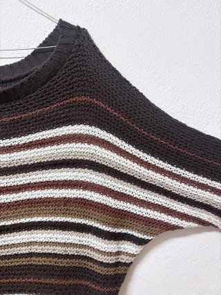 Jersey Poncho Mujer Rayas Talla Única