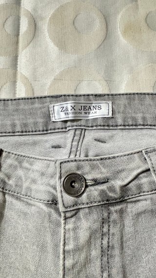Pantalón vaquero gris ZyX talla 36