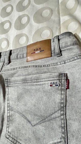 Pantalón vaquero gris ZyX talla 36