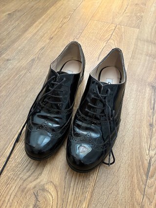 Zapatos Oxford charol negros
