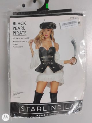 Disfraz Black Pearl Pirate Talla M