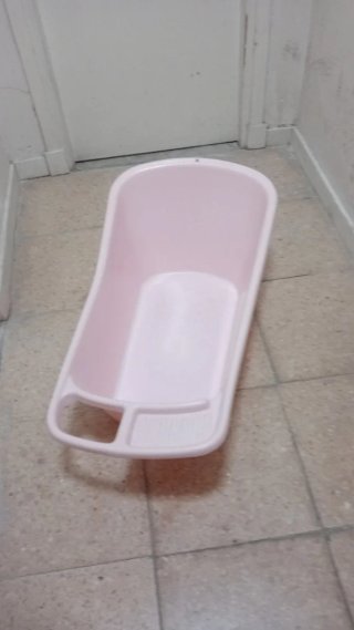 Bañera para bebé rosa