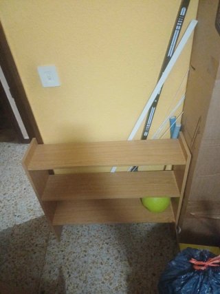 Estantería de madera 3 baldas
