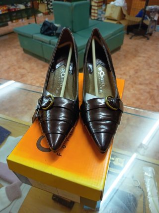 Zapatos de tacón Charo Marrón Talla 39