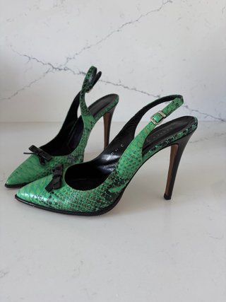 Zapatos Rebeca Sanver Verdes Talla 41