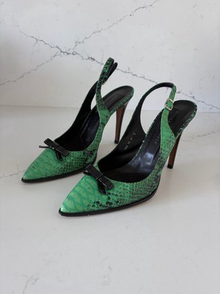 Zapatos Rebeca Sanver Verdes Talla 41