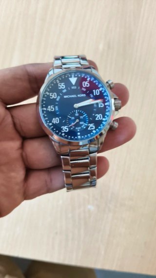 Reloj Michael Kors Hybrid Azul y Plateado