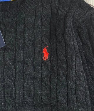 Polo Ralph Lauren Cable Knit — NUEVO con etiqueta