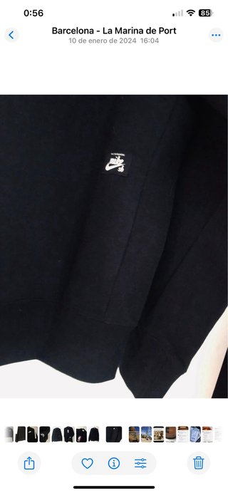 Sudadera Nike Negra