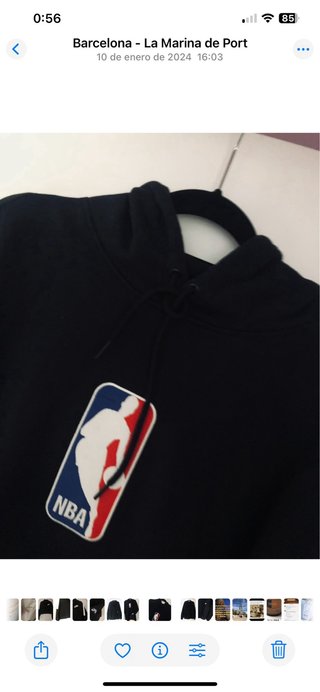 Sudadera Nike Negra