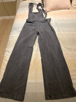 Peto vaquero gris ancho